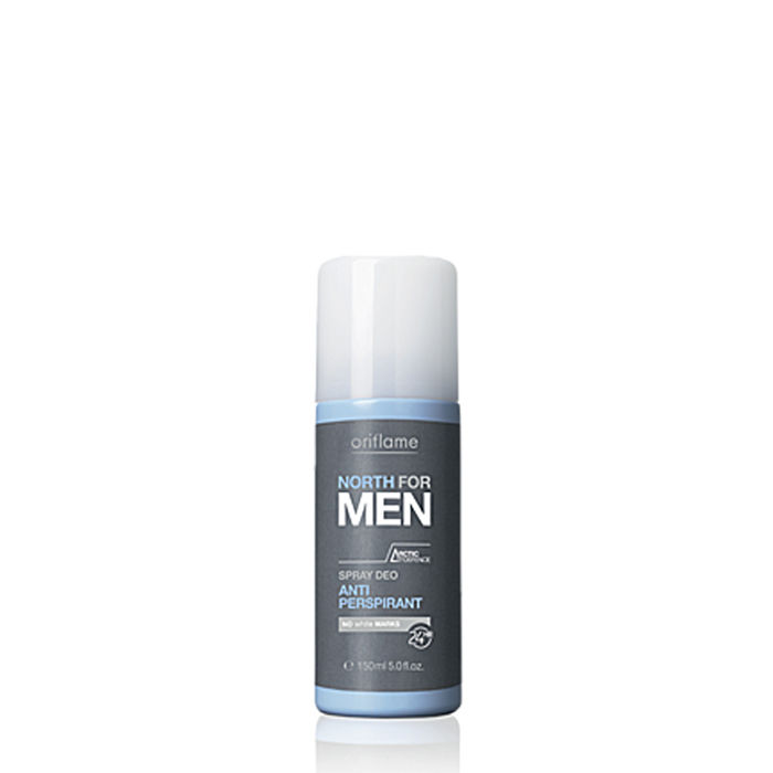 Buy Oriflame North For Men Spray Deodorant Anti Perspirant (150 ml) online at