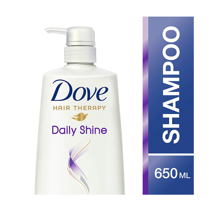 Buy Dove Daily Shine Therapy Shampoo (650 ml) Find Offers, Discounts