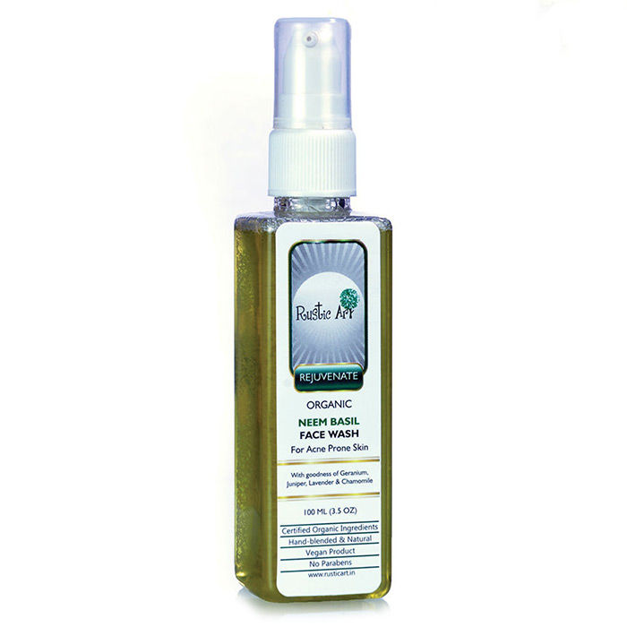 Buy Rustic Art Organic Neem Basil Face Wash 100 Ml Online Rustic Art Face Washes Best Price In India Purplle Com It doesn't makes your skin dry and definitely reduces acne and. rustic art organic neem basil face wash 100 ml