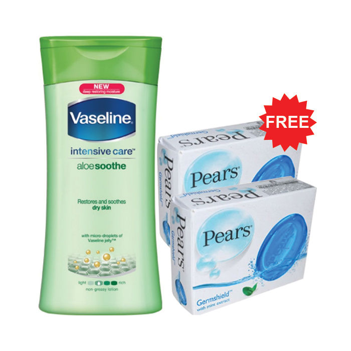 Buy Vaseline Aloe Fresh Body Lotion 300 Ml 2 Pears Soft Soap