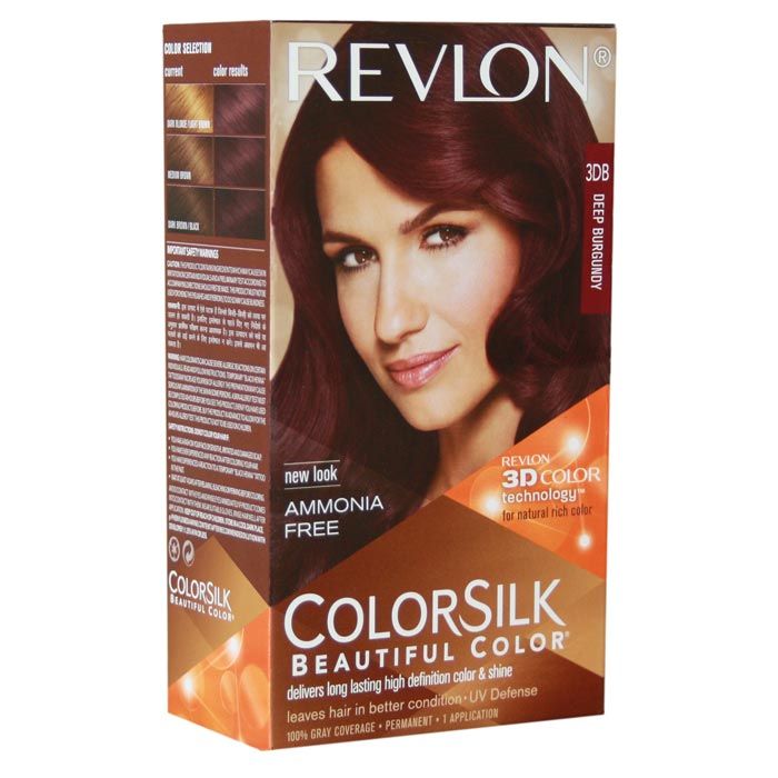 Revlon Colorsilk Hair Color With 3d Color Technology Deep Burgundy 3db
