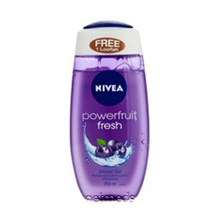 Buy Nivea Powerfruit Fresh Shower Gel (250 ml)+ FREE Nivea Loofah