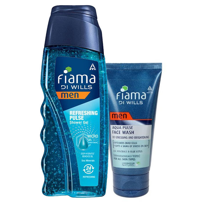 Buy Fiama Di Wills Men Refreshing Pulse Shower Gel (250 ml)+Fiama Di