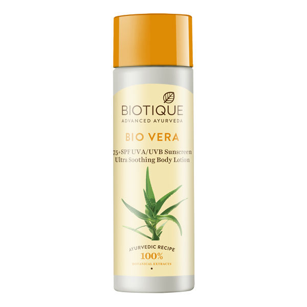 Buy Biotique Bio Vera Ultra Soothing Body Lotion 75 + SPF UVA/UVB