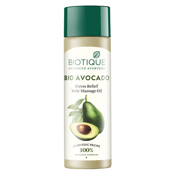 Biotique Bio Avocado Stress Relief Body Massage Oil (200 ml) 