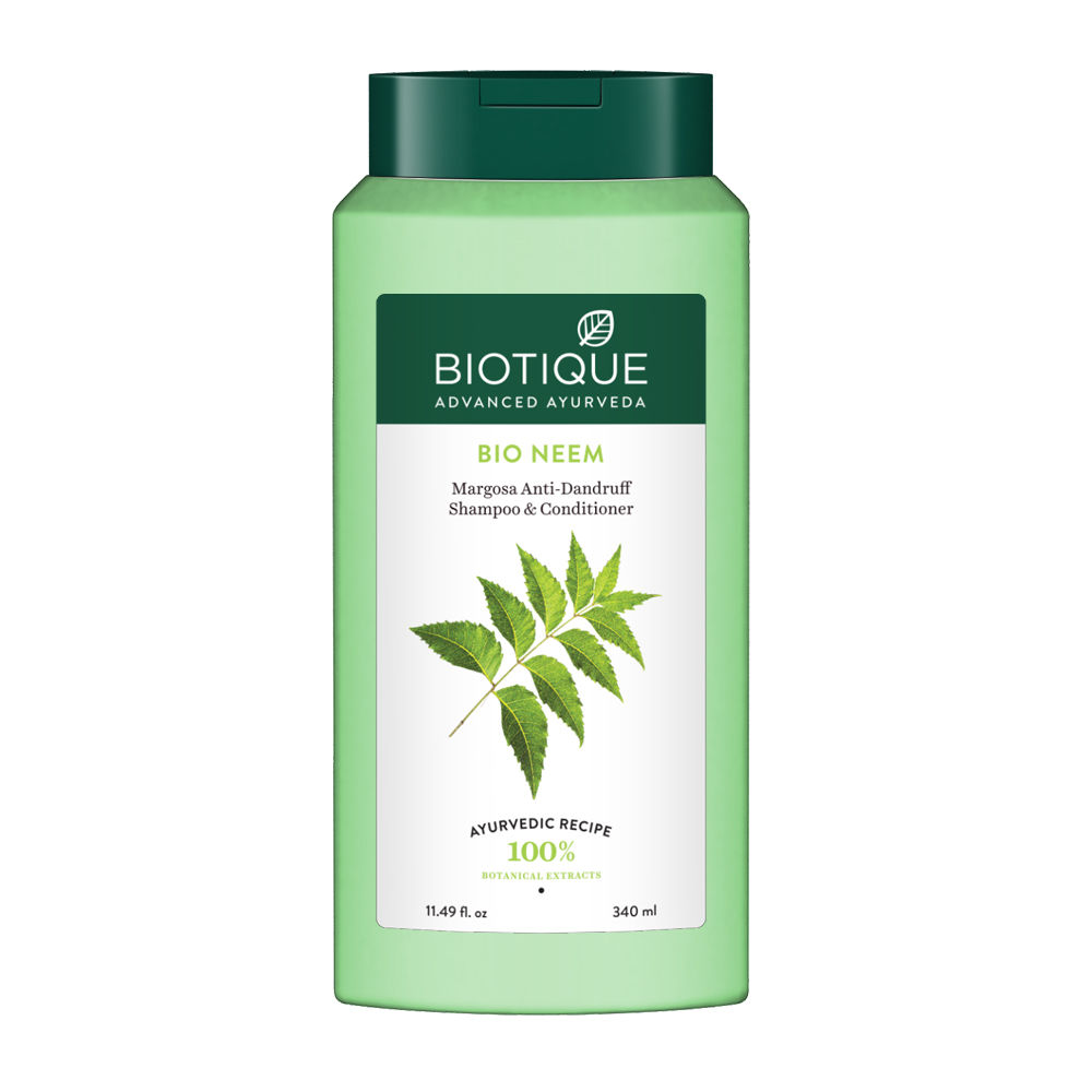 Biotique Bio Neem Margosa Anti Dandruff Shampoo and Conditioner, 340ml