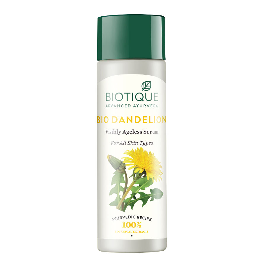 Biotique Bio Dandelion Visibly Ageless Serum for Face, 190ml
