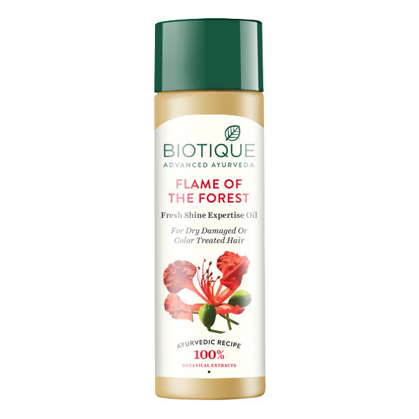 Biotique Bio Flame Of The Forest Fresh Shine Expertise Oil, 120ml